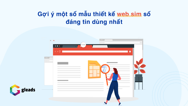 Gợi ý một số mẫu thiết kế web sim số đáng tin dùng nhất