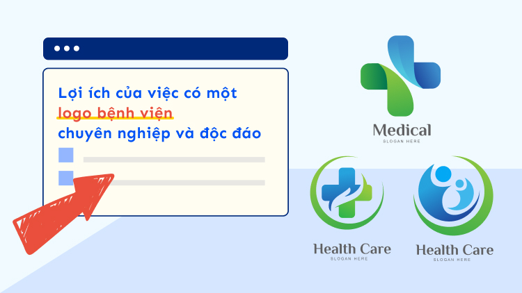 Lợi ích của việc có một logo bệnh viện chuyên nghiệp và độc đáo