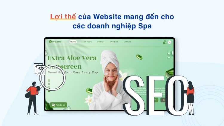 Lợi thế của Website mang đến cho các doanh nghiệp Spa