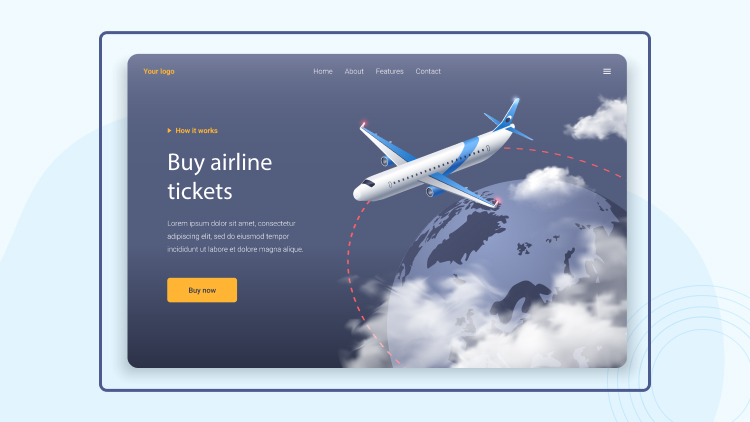 thiết kế website đặt vé máy bay trực tuyến