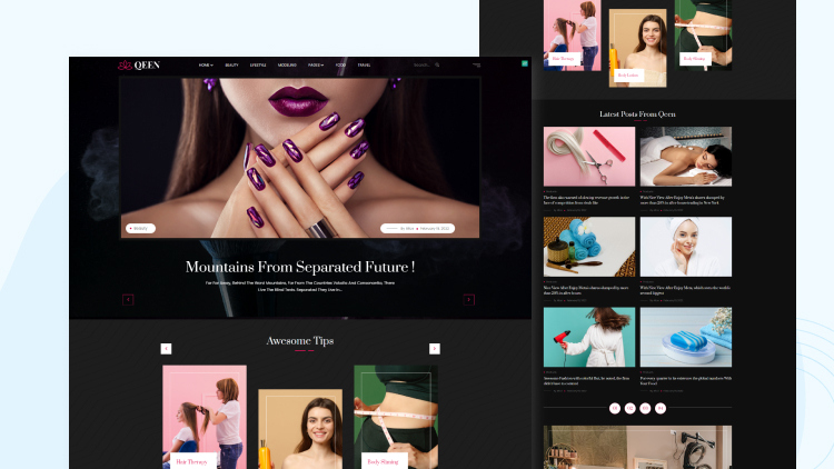 Một số mẫu thiết kế website spa nổi bật nhất 3