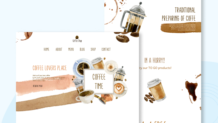 Một số thiết kế web cà phê nổi bật GLEADS đã thực hiện 2