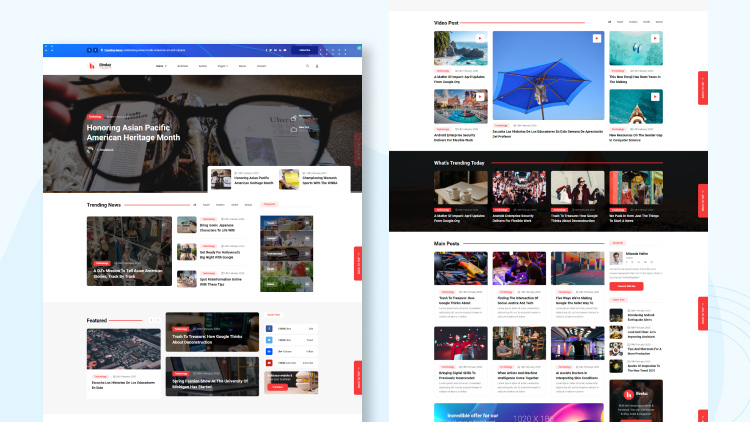 Top những mẫu thiết kế web tạp chí đẹp 1