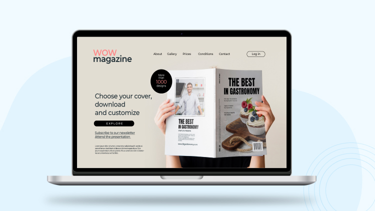 Top những mẫu thiết kế web tạp chí đẹp 2