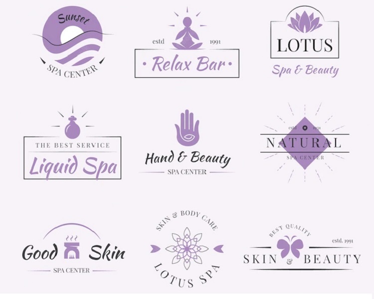 biểu tượng logo spa