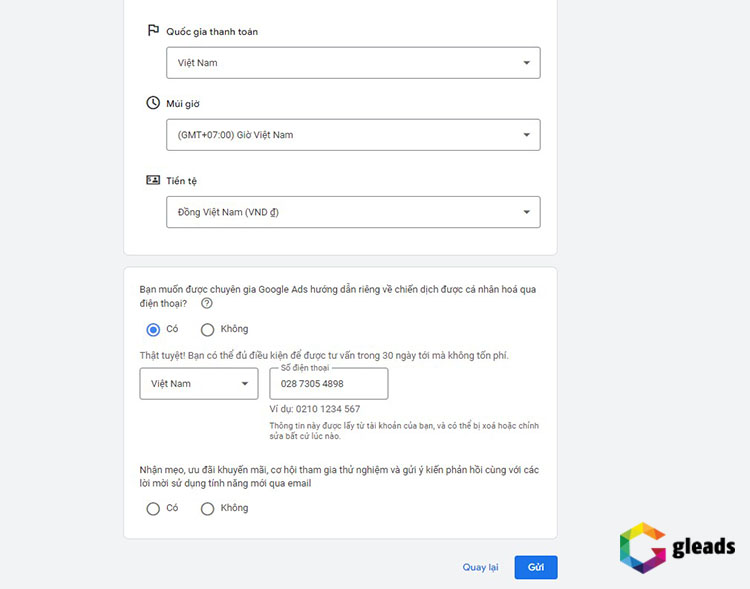 Cách tạo Google Ads