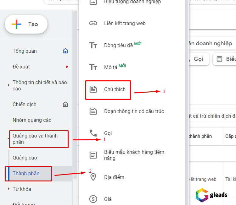 Cài tiện ích mở rộng chú thích