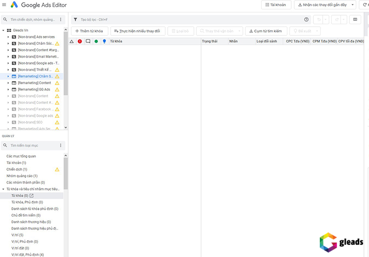 Chọn chiến dịch quảng cáo hiển thị