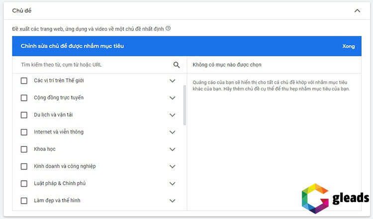 Chủ đề Remarketing Google Ads