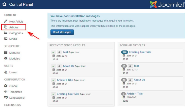 hướng dẫn chèn facebook vào Joomla