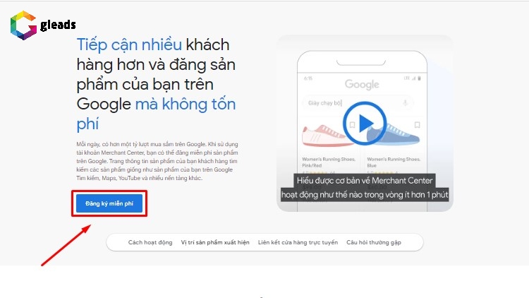 tạo google shopping