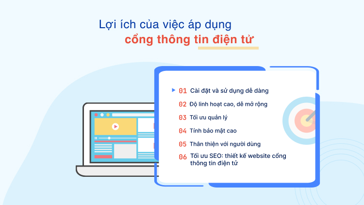 Lợi ích của việc áp dụng cổng thông tin điện tử