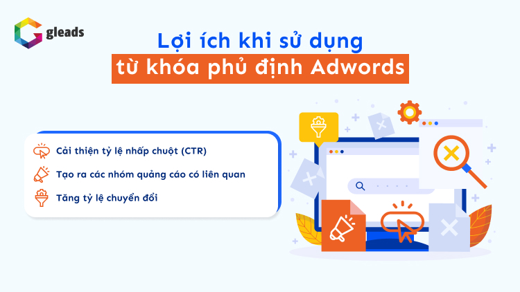 Lợi ích từ khóa phủ định Adwords