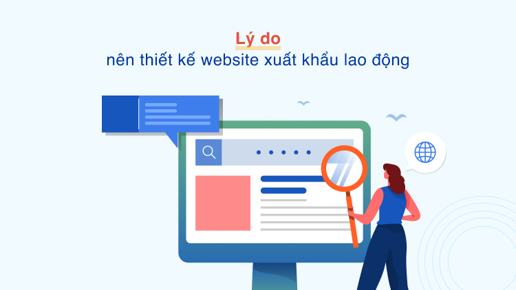 Lý do nên thiết kế website xuất khẩu lao động