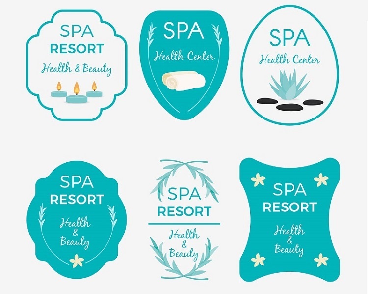 Mẫu thiết kế logo Spa bắt mắt