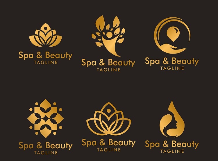 Mẫu thiết kế logo Spa sang trọng