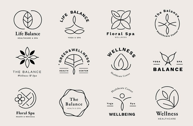 Mẫu thiết kế logo Spa thu hút