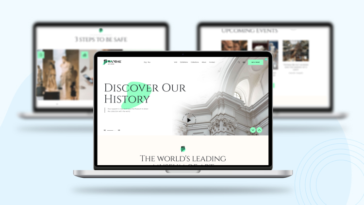 Một số thiết kế website mỹ thuật nghệ thuật nổi bật tại GLEADS 3