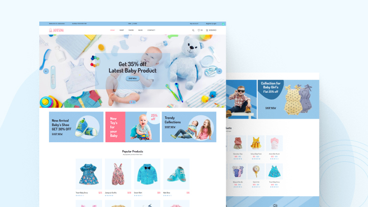 mẫu thiết kế website thương mại điện tử 1