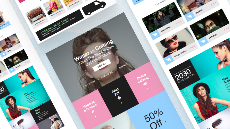 mẫu thiết kế website thương mại điện tử 3
