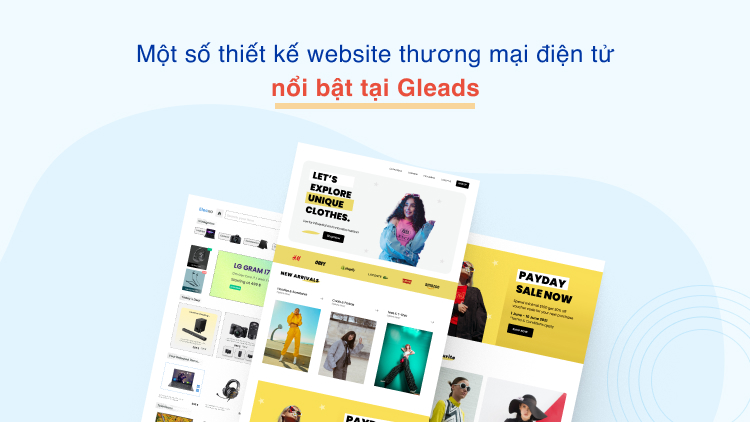 mẫu thiết kế website thương mại điện tử