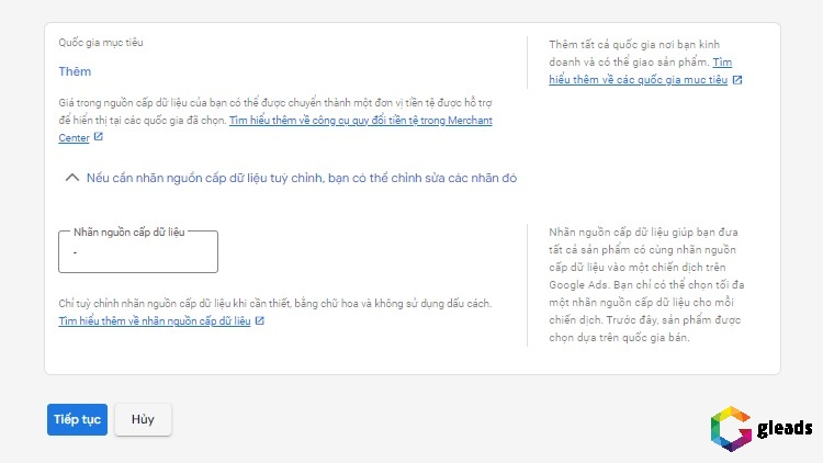Nguồn cấp sản phẩm google shopping