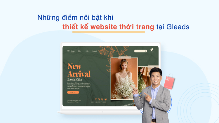 Những điểm nổi bật khi thiết kế website thời trang tại GLEADS