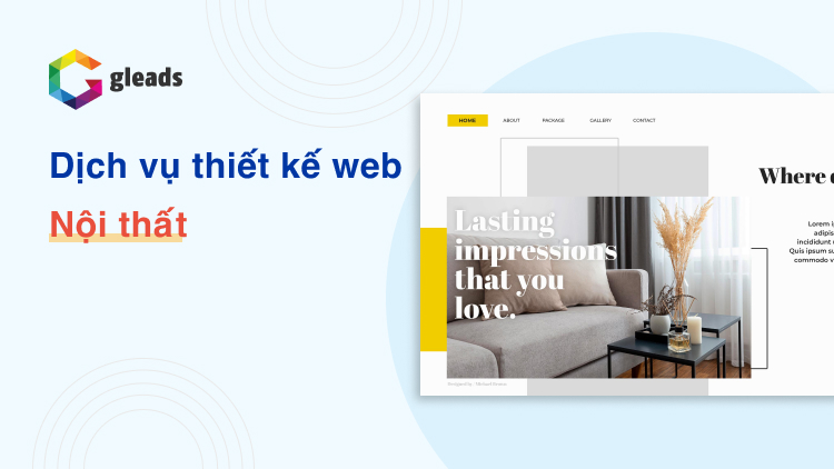 Thiết kế web nội thất