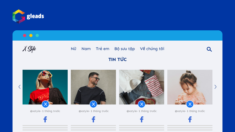 ví dụ nhúng facebook vào website