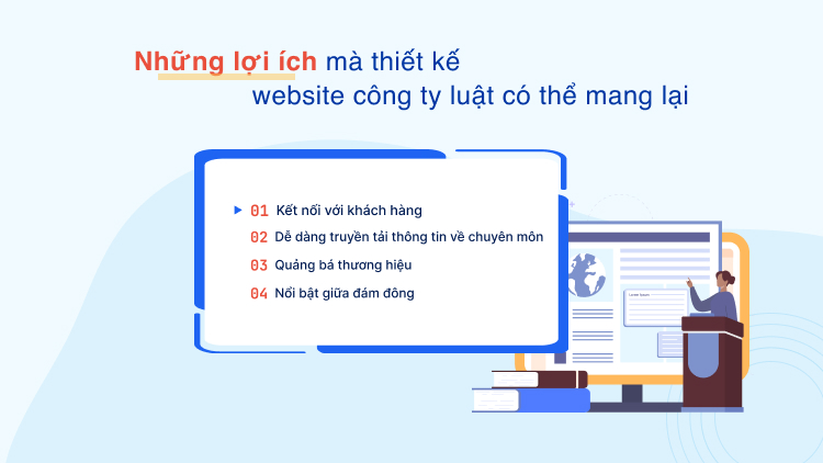 Những lợi ích mà thiết kế website công ty luật có thể mang lại