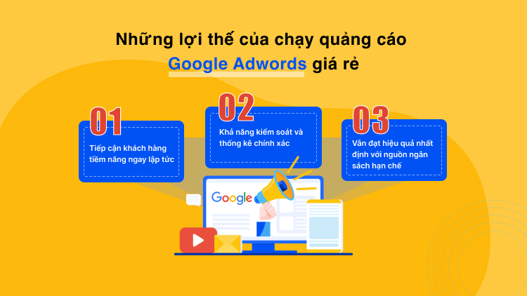 Những lợi thế của chạy quảng cáo Google Adwords giá rẻ