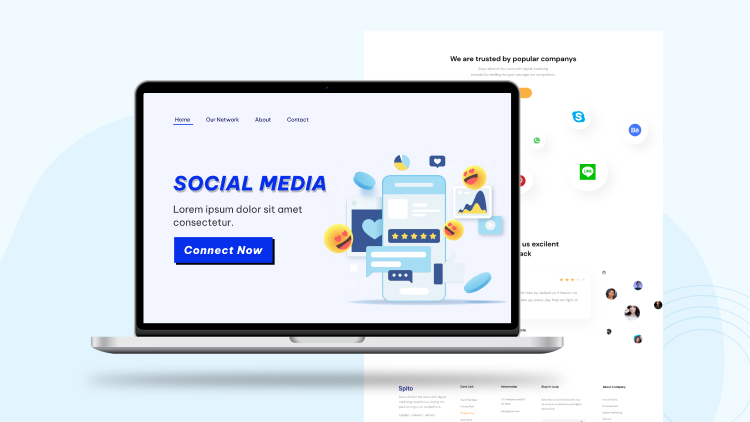 Những thiết kế web mạng xã hội GLEADS đã thực hiện 2