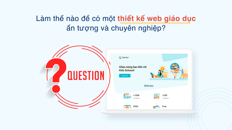 thiết kế trang web giáo dục
