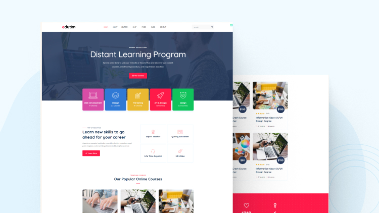 thiết kế website trường học