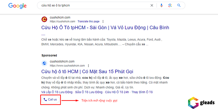Tối ưu tiện ích Google Ads cuộc gọi