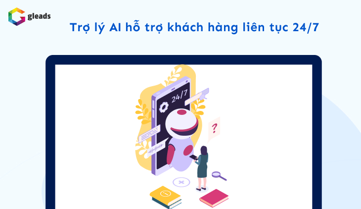 Trợ lý AI Marketing hỗ trợ khách hàng