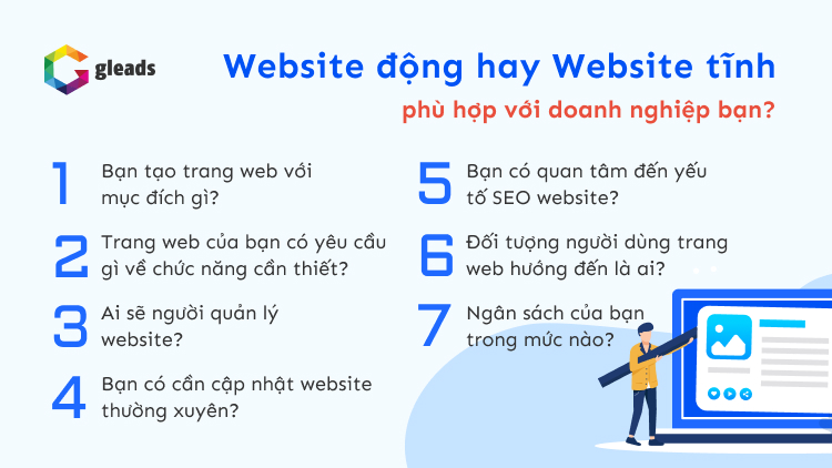 web động và web tĩnh