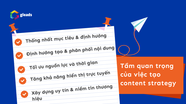 Tầm quan trọng của việc tạo content strategy
