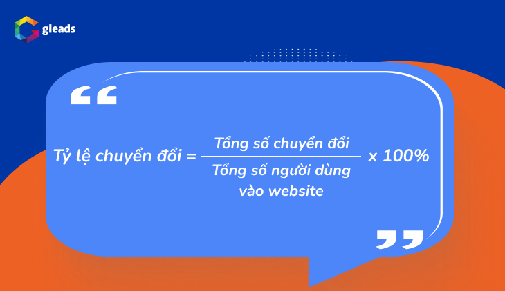 Công thức tính tỷ lệ chuyển đổi