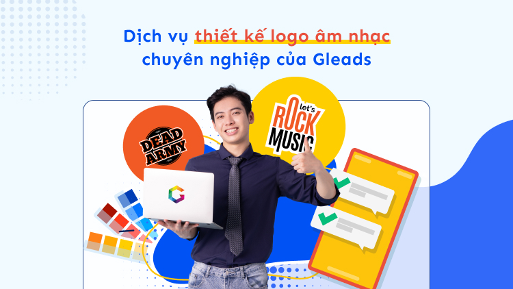 Dịch vụ thiết kế logo âm nhạc chuyên nghiệp của GLEADS