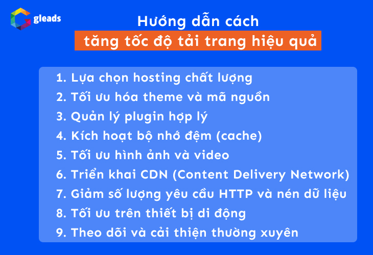 Hướng dẫn cách tăng tốc độ tải trang hiệu quả