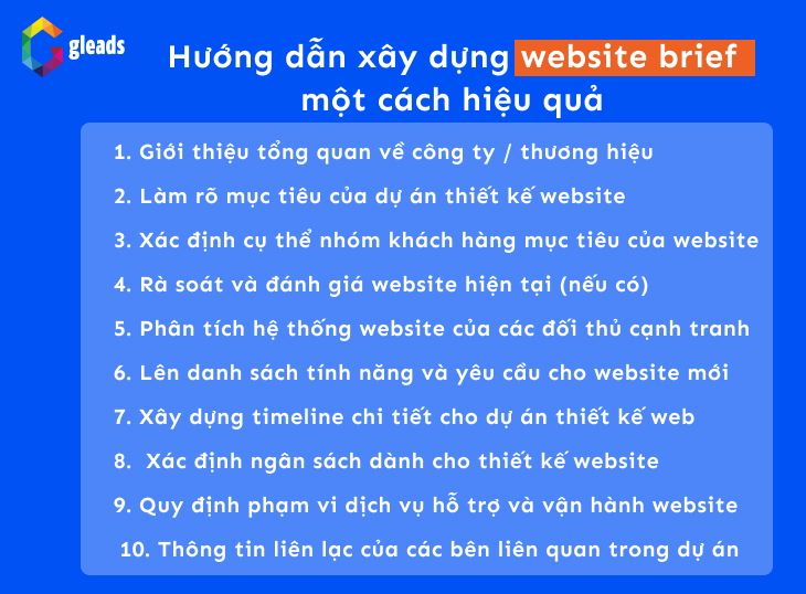 Hướng dẫn xây dựng brief thiết kế website
