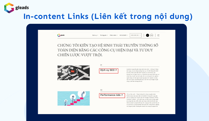 In-content Link