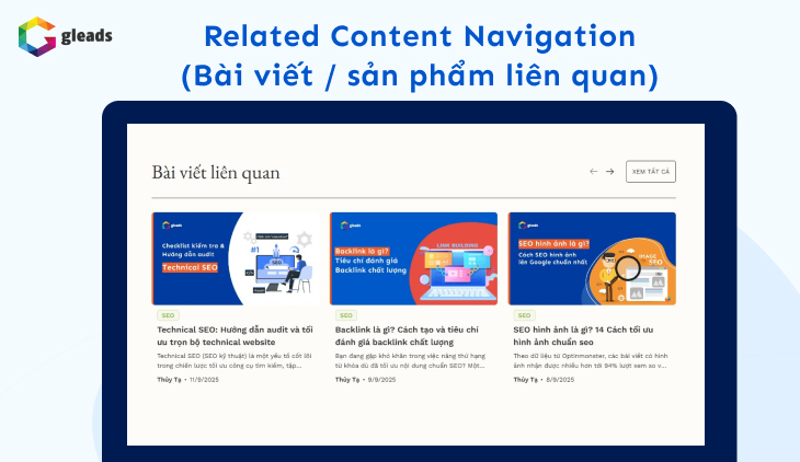 Related content navigation
