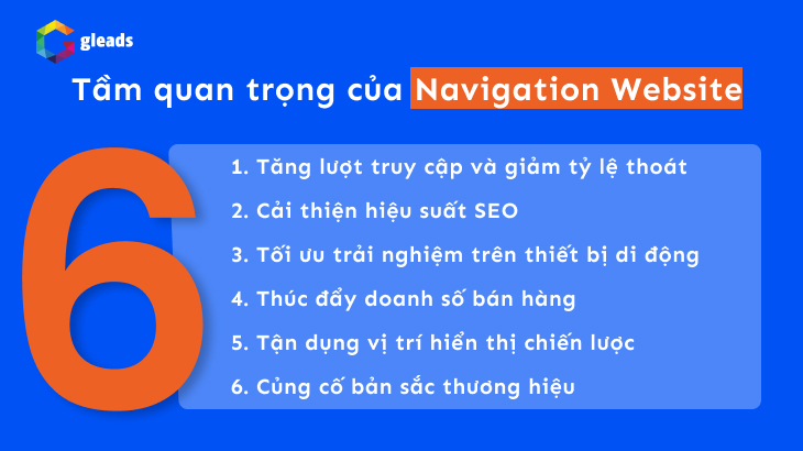Tầm quan trọng của Navigation Website